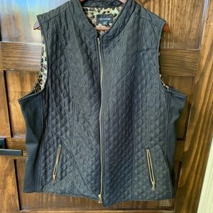 New Directions Black Vest. Size 2X. Gently used with no wear and tear.